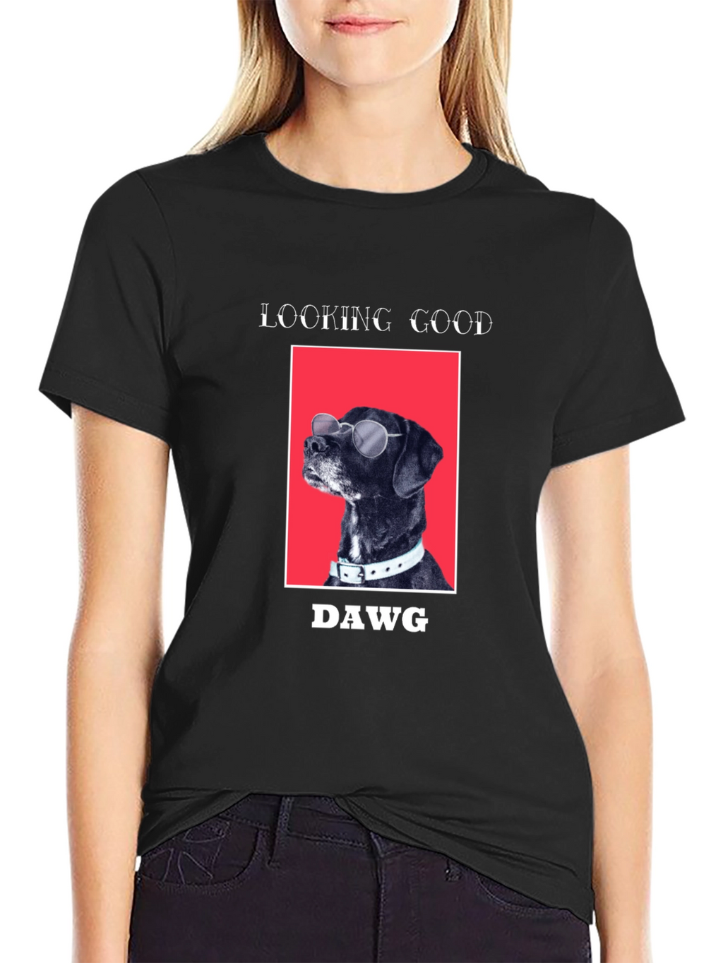 Cool Dog Tee: Looking Good Dawg Graphic T-Shirt