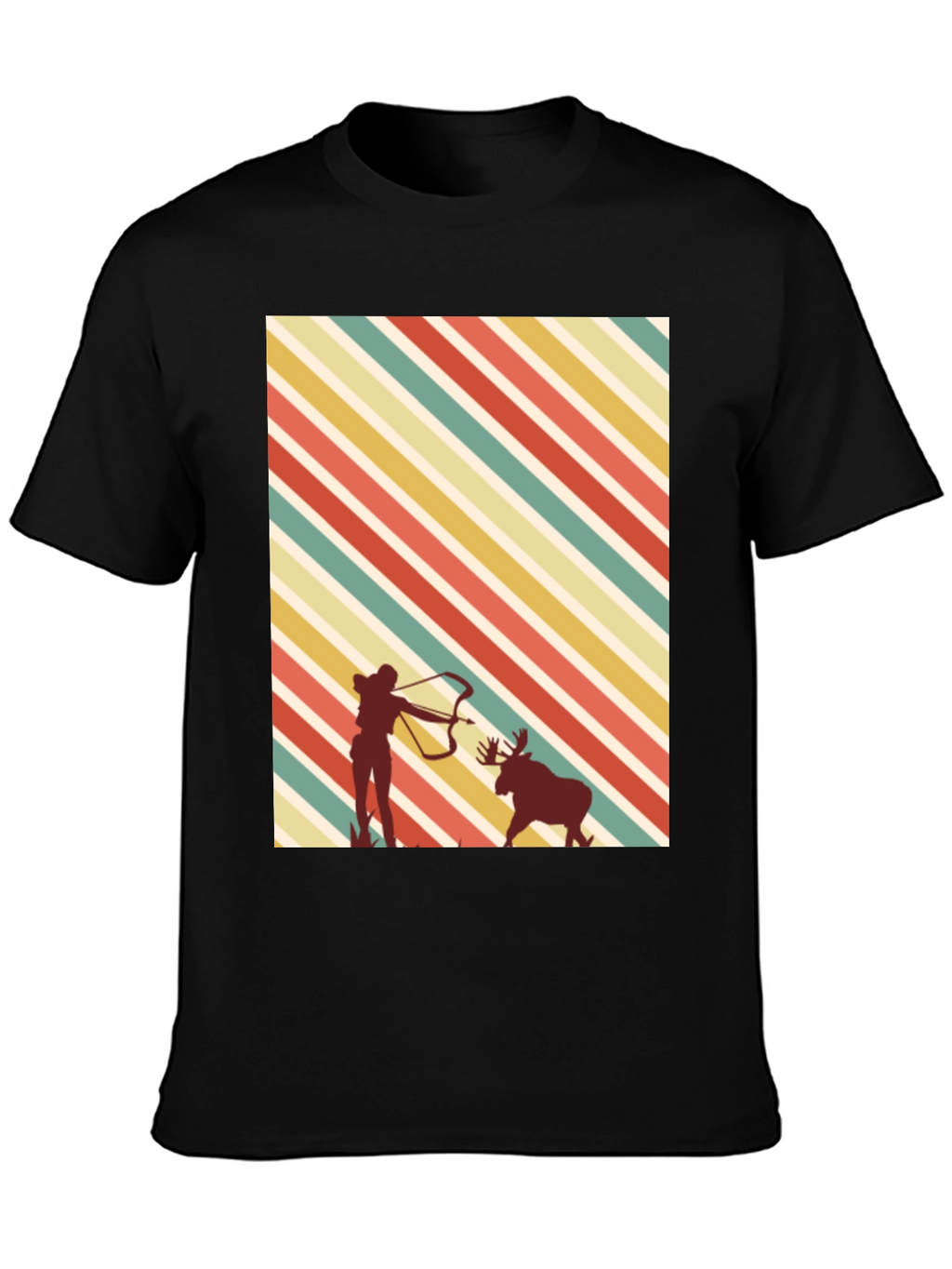 Retro Archer Moose Hunting Tee