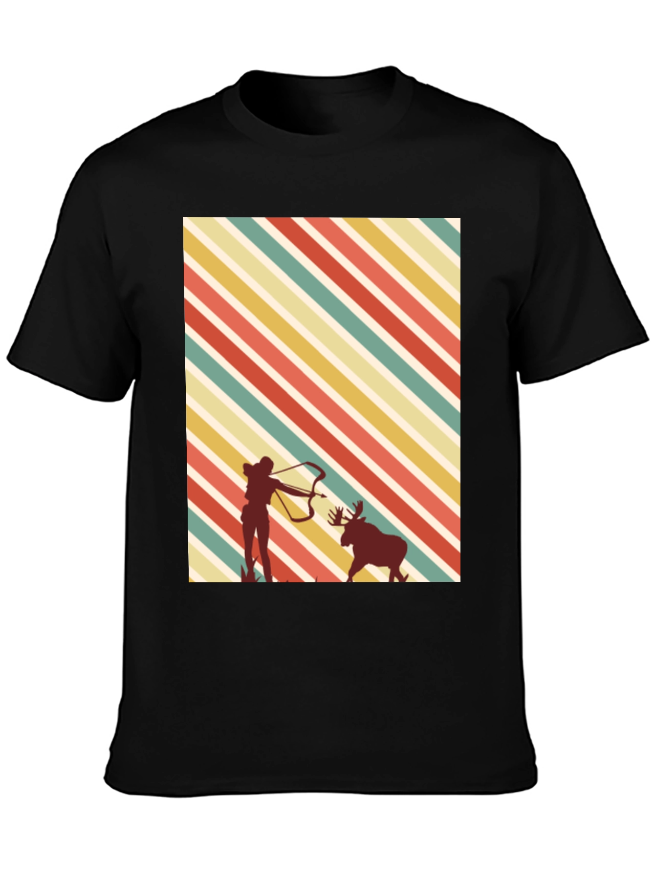 Retro Archer Moose Hunting Tee