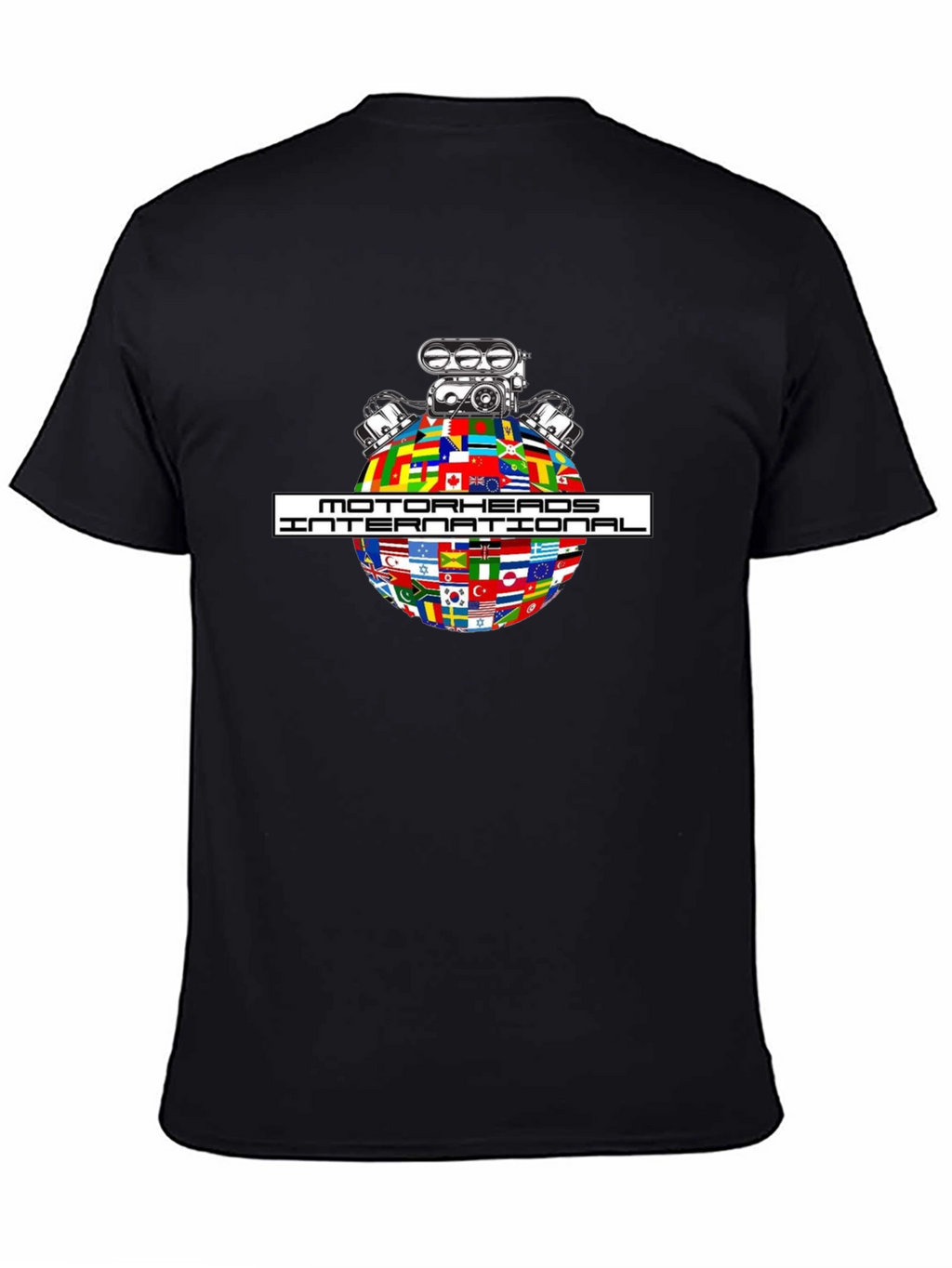 Motorheads International Graphic T-Shirt - Black