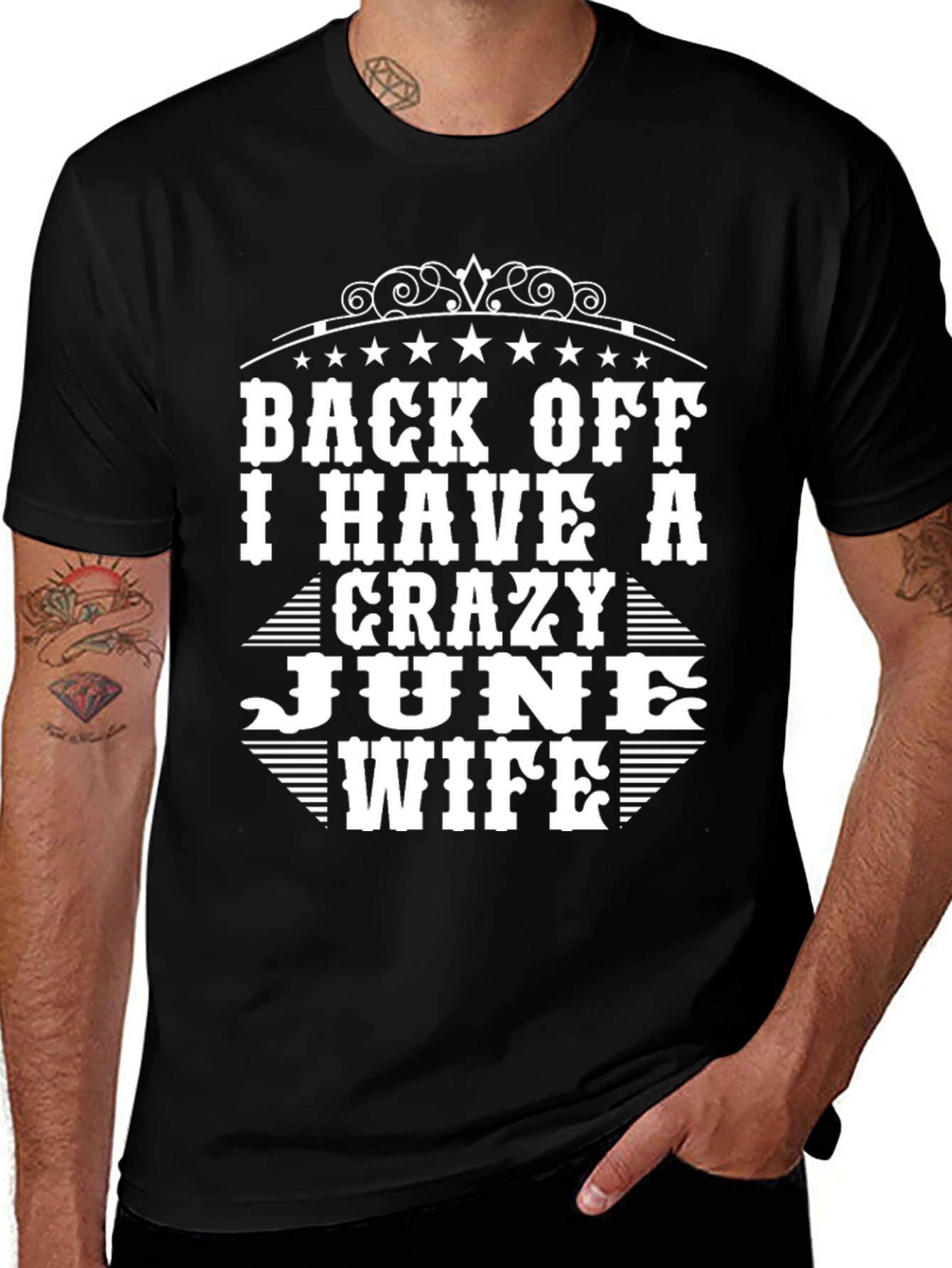 Crazy June Wife T-Shirt