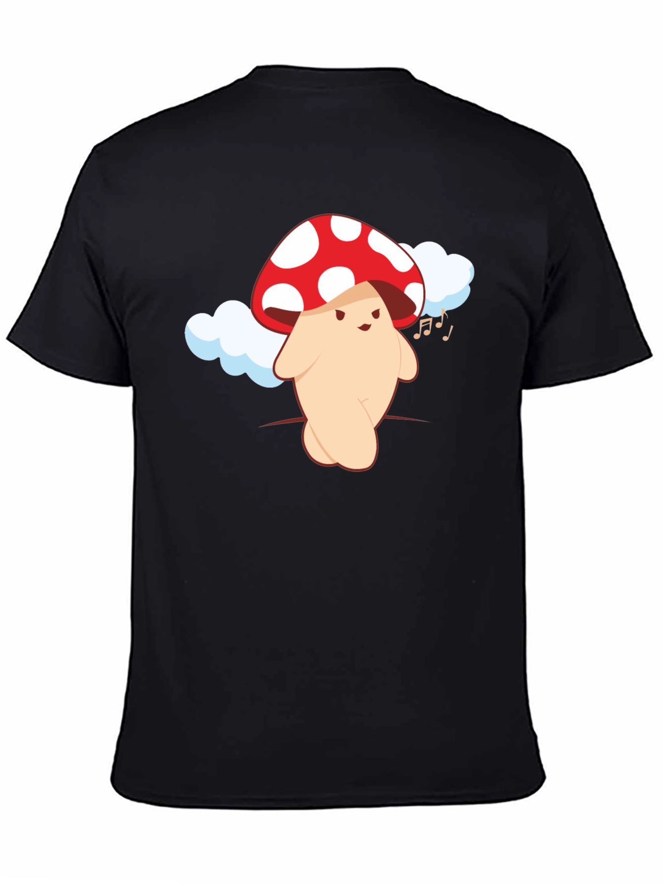 Mushroom Character Graphic Tee - Fun & Unique Design