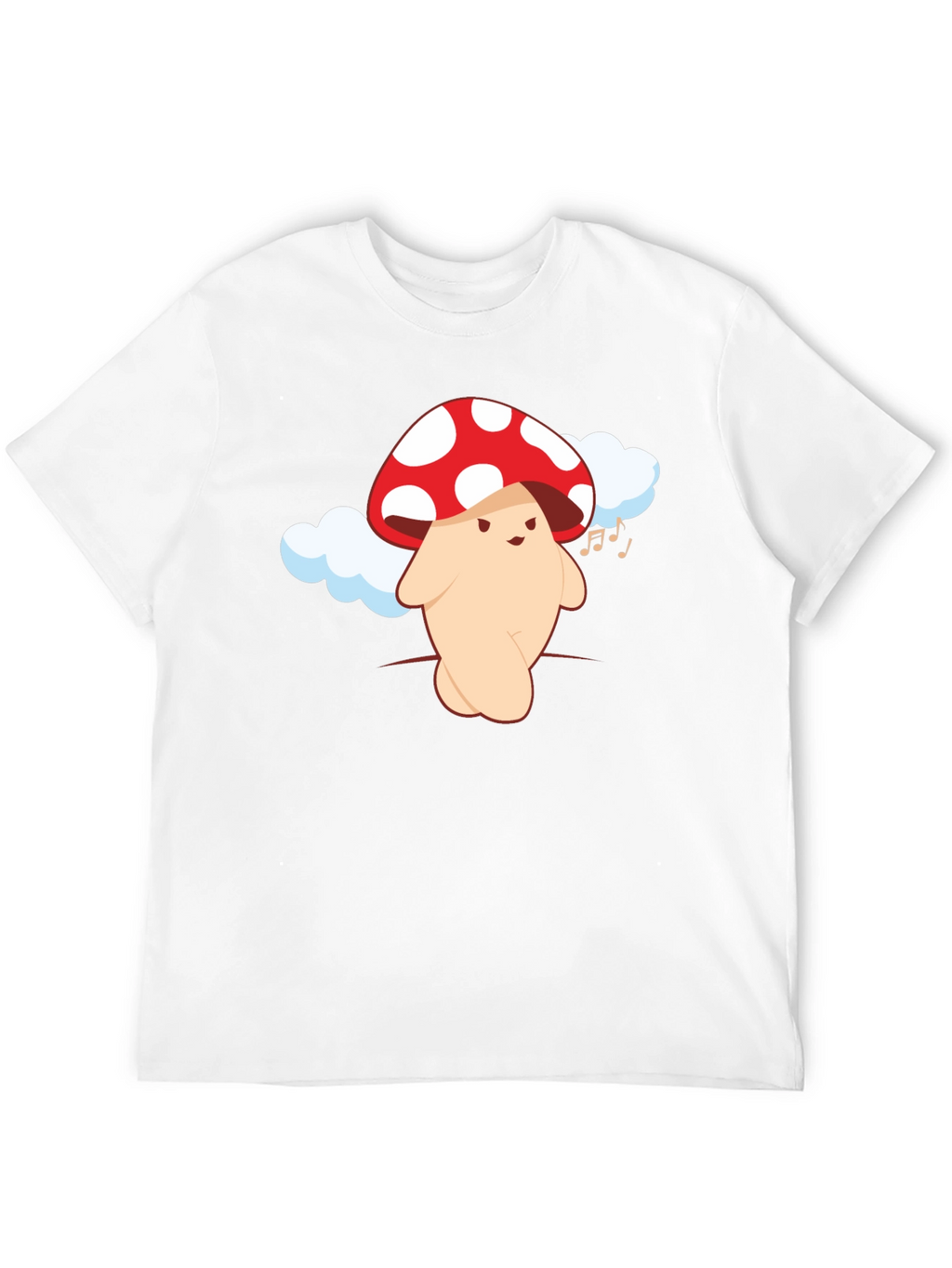 Mushroom Character Graphic Tee - Fun & Unique Design