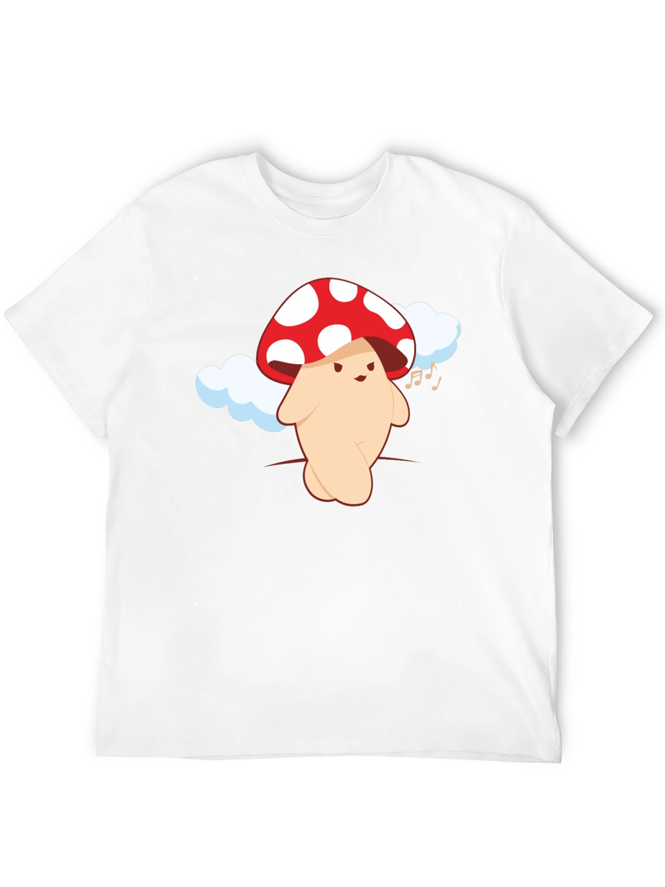 Mushroom Character Graphic Tee - Fun & Unique Design