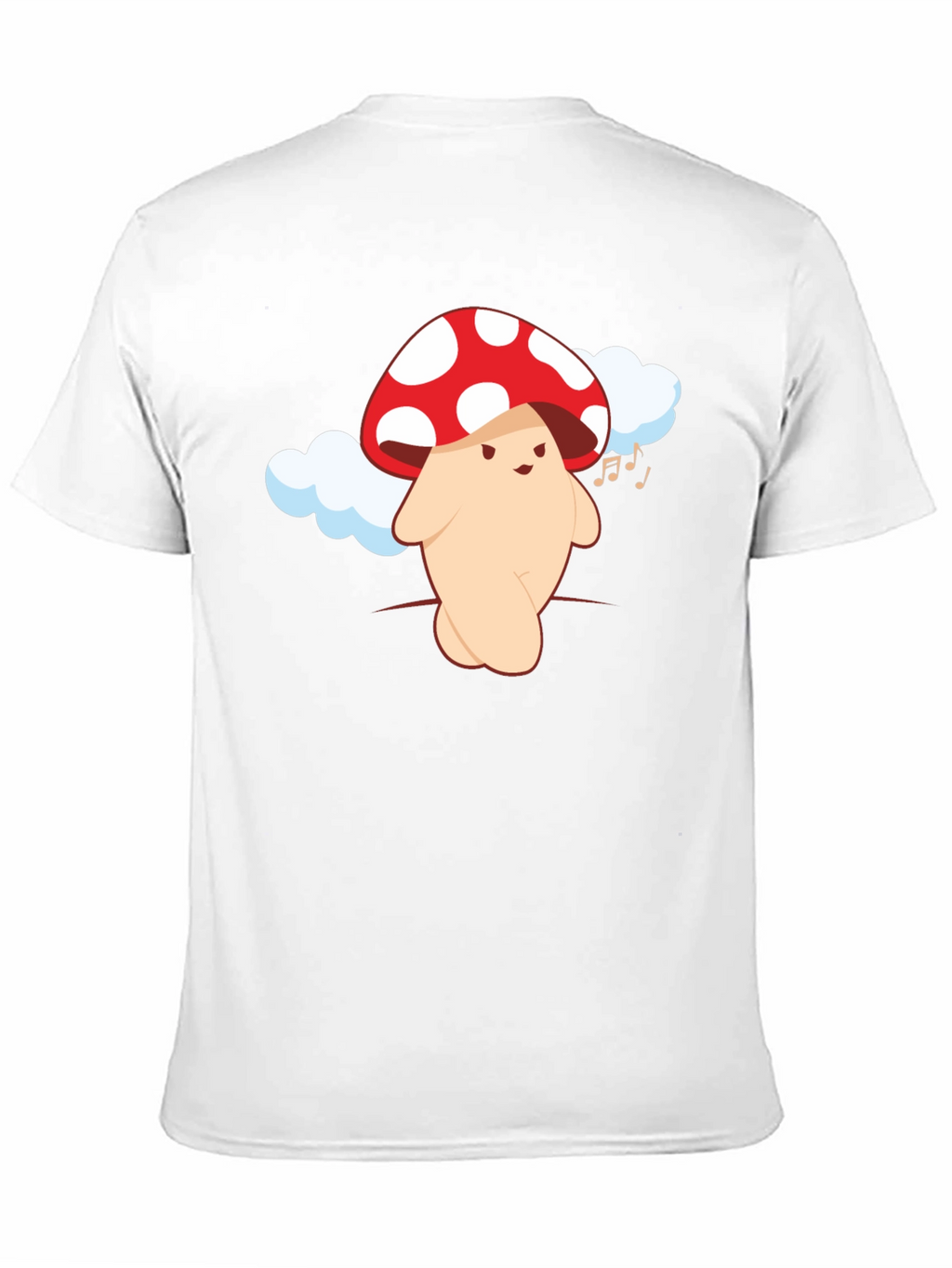 Mushroom Character Graphic Tee - Fun & Unique Design