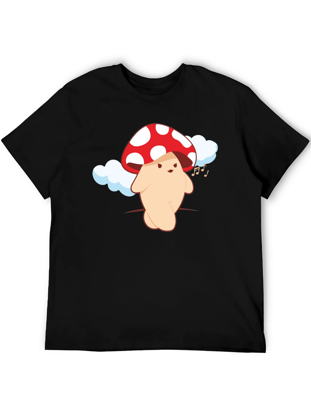 Mushroom Character Graphic Tee - Fun & Unique Design