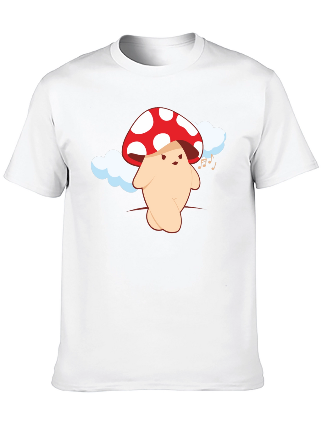 Mushroom Character Graphic Tee - Fun & Unique Design