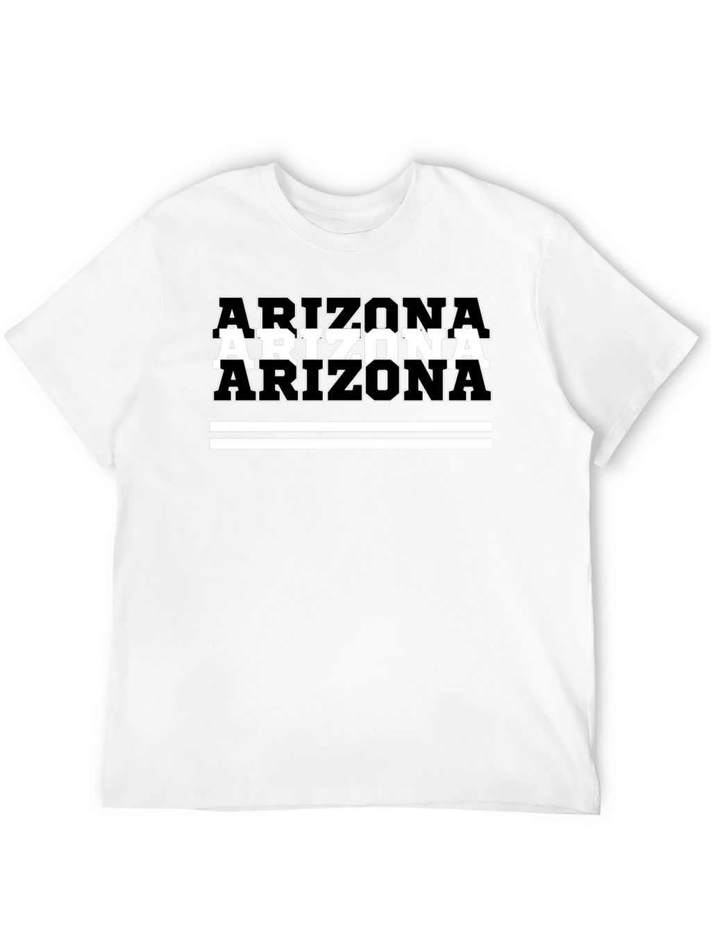 Arizona Graphic Tee - Black Cotton T-Shirt