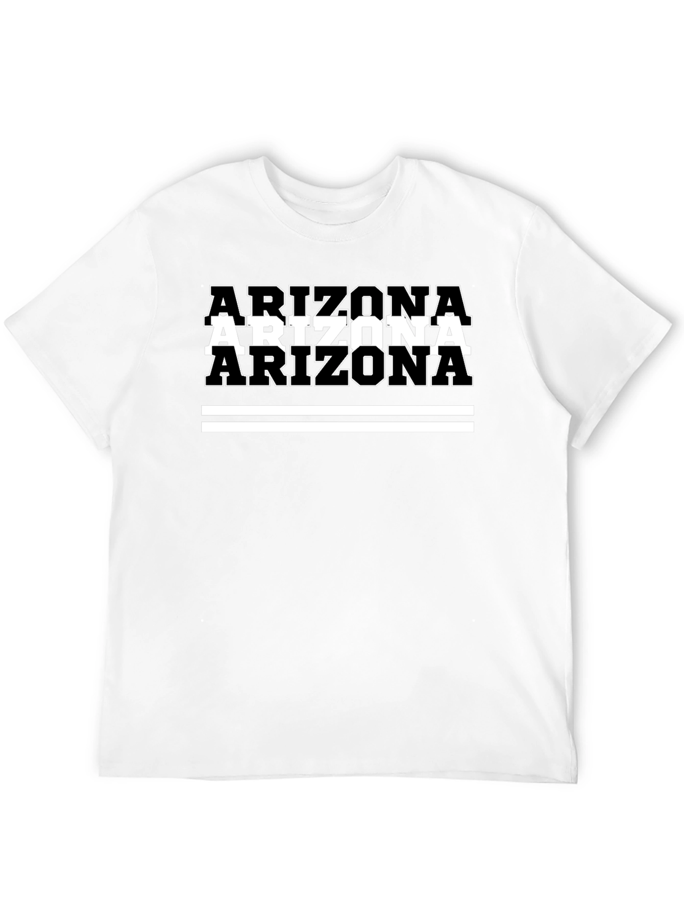 Arizona Graphic Tee - Black Cotton T-Shirt