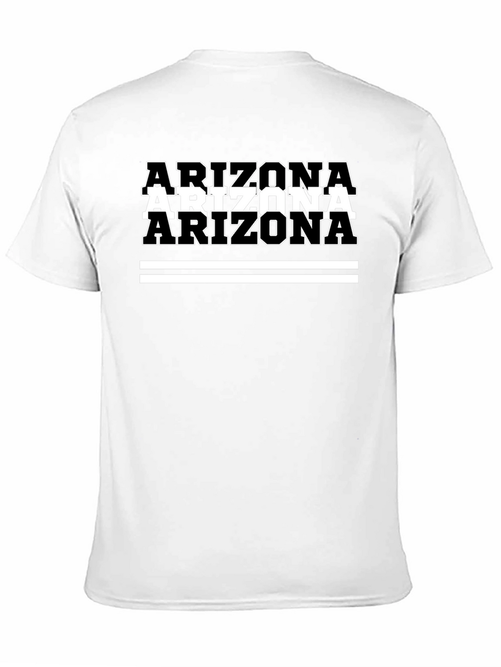 Arizona Graphic Tee - Black Cotton T-Shirt