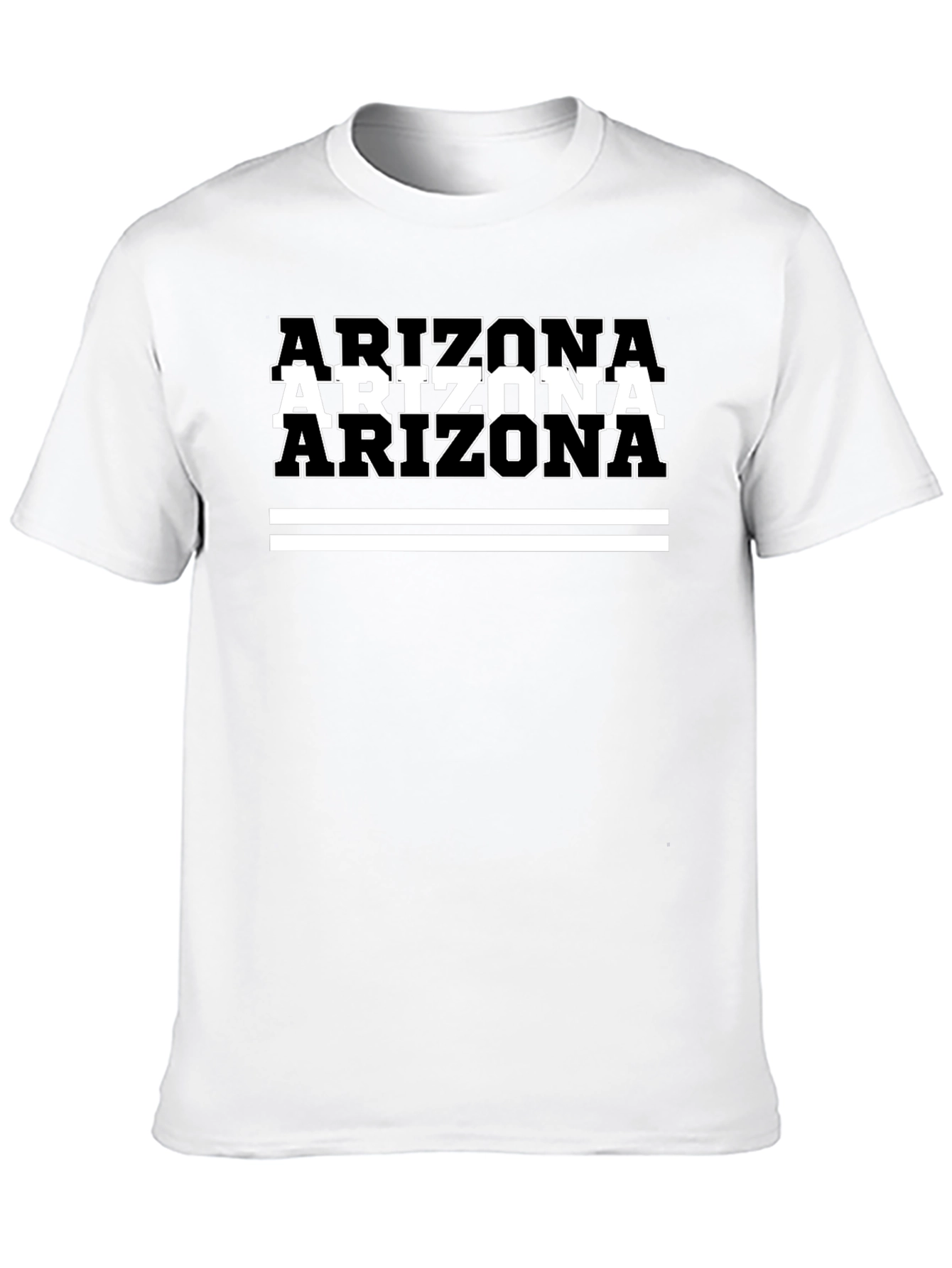 Arizona Graphic Tee - Black Cotton T-Shirt