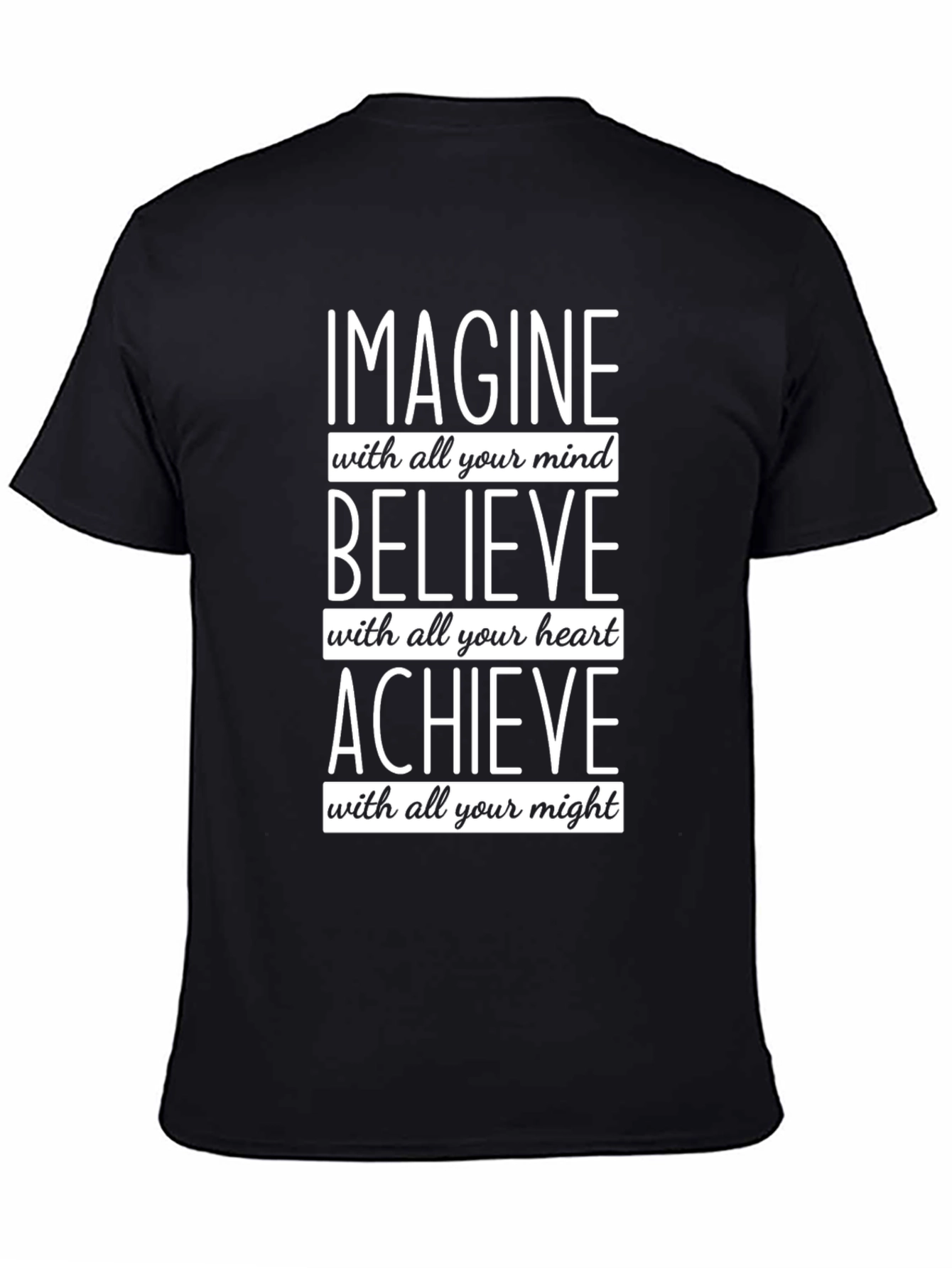 Imagine Believe Achieve Graphic T-Shirt