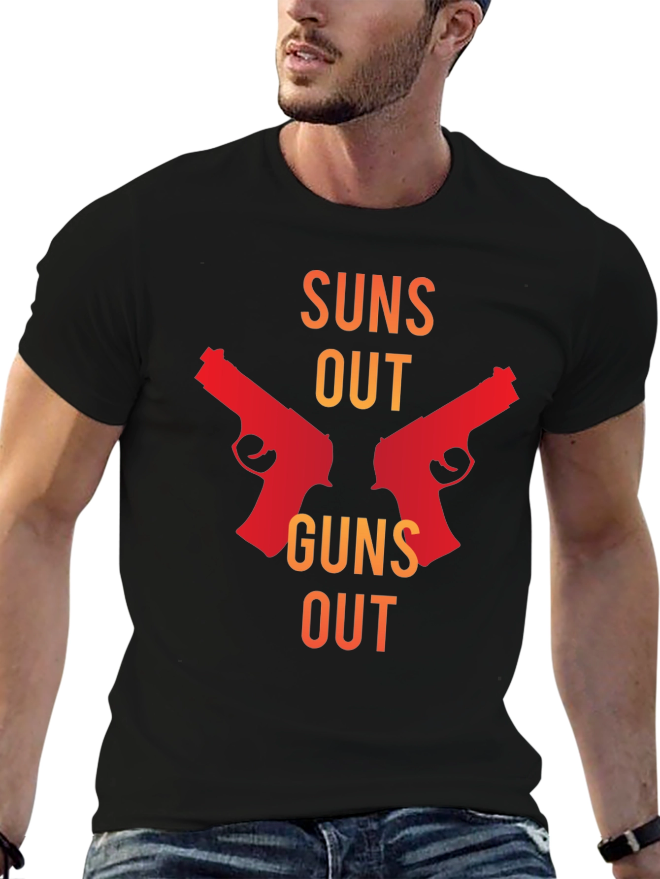 Suns Out Guns Out Graphic T-Shirt