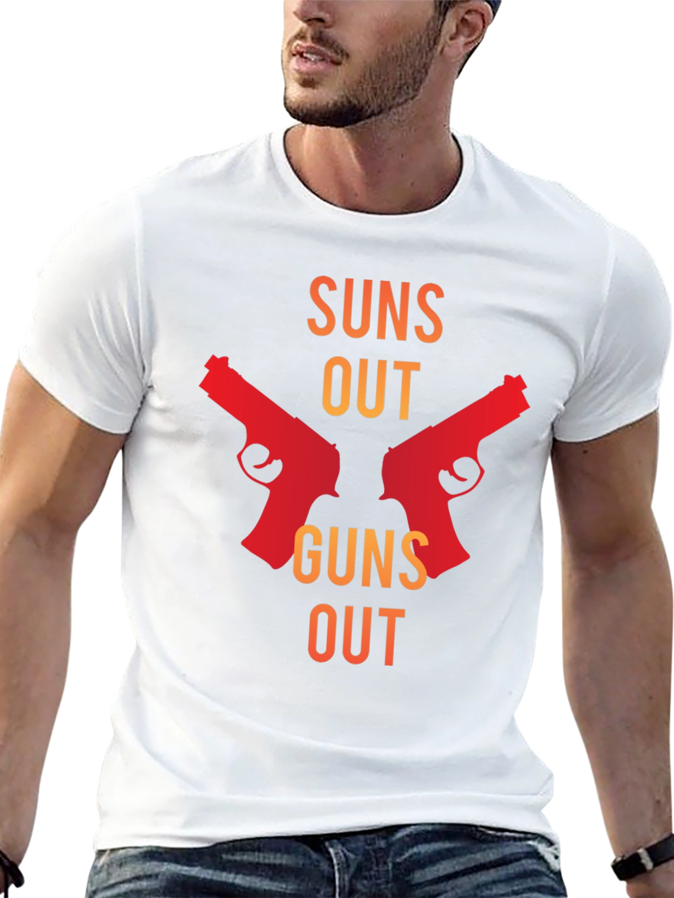 Suns Out Guns Out Graphic T-Shirt