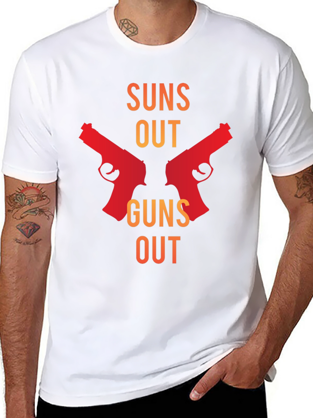 Suns Out Guns Out Graphic T-Shirt
