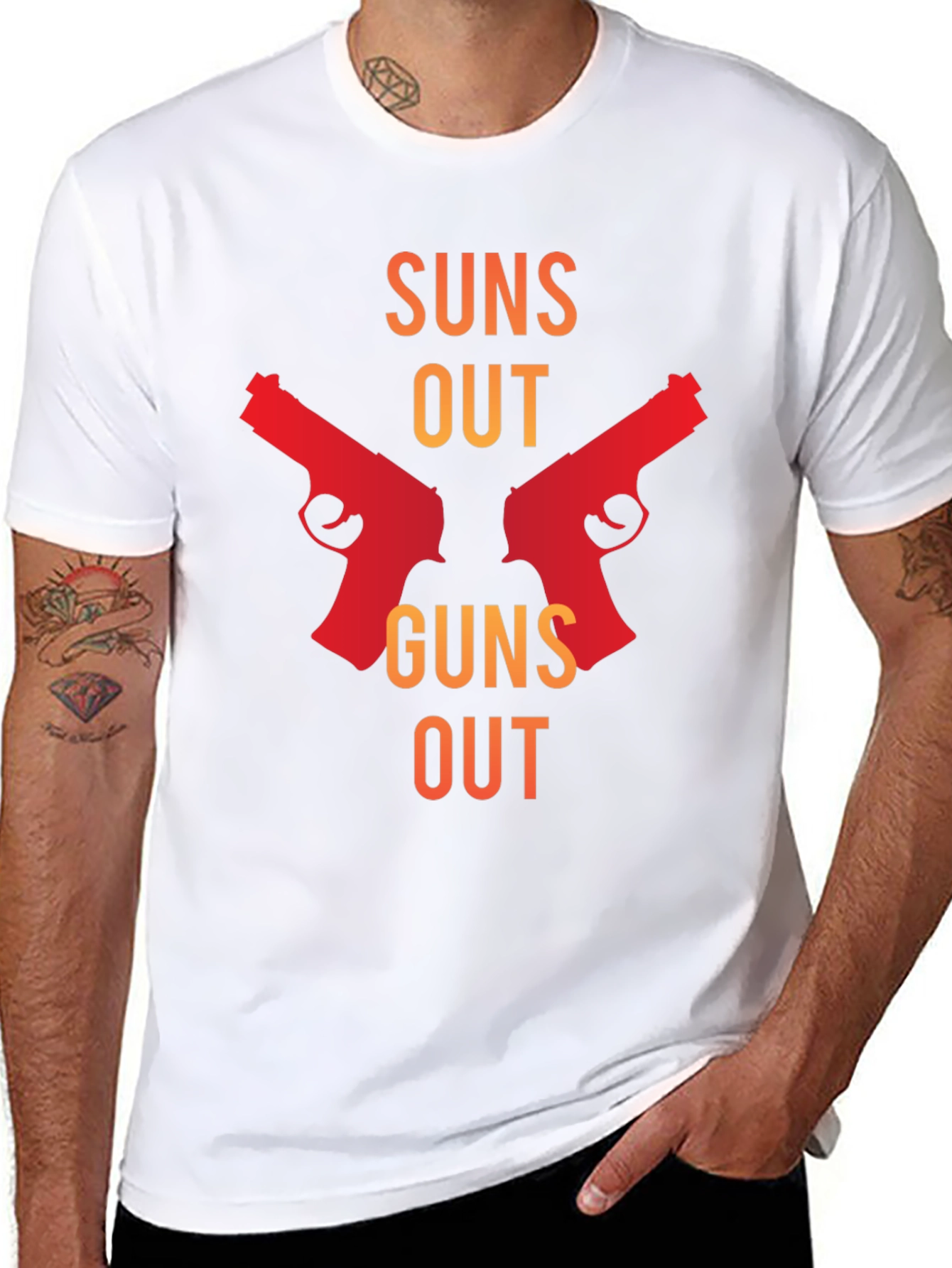 Suns Out Guns Out Graphic T-Shirt