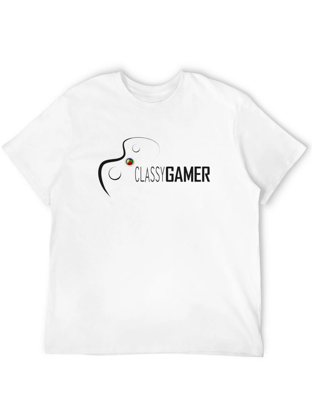 Classy Gamer T-Shirt - Black Cotton Casual Wear