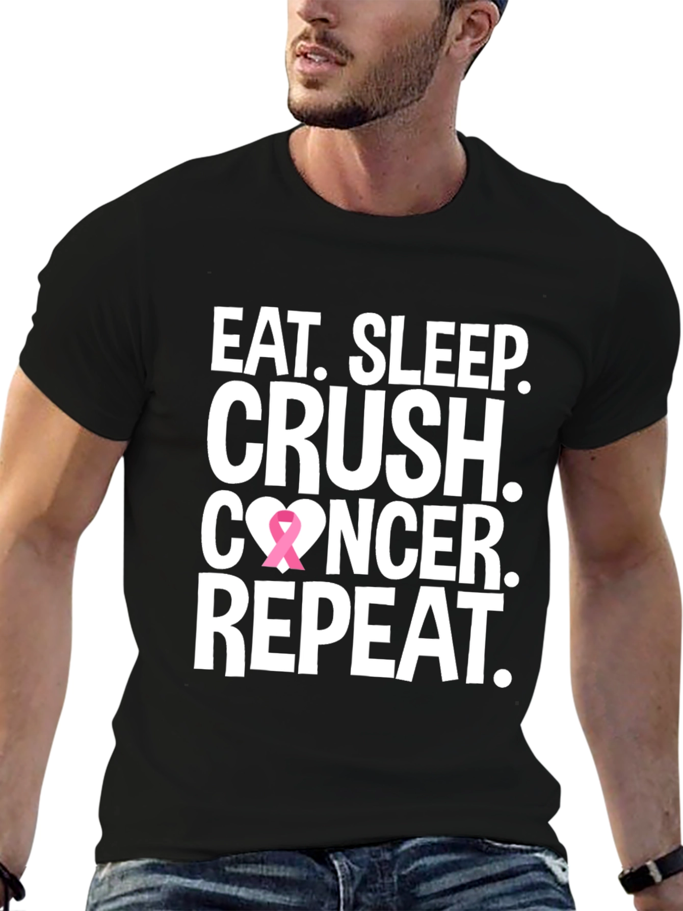 Eat Sleep Crush Cancer T-Shirt