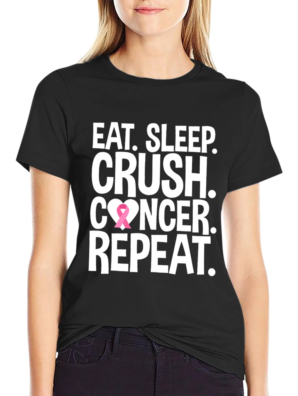 Eat Sleep Crush Cancer T-Shirt