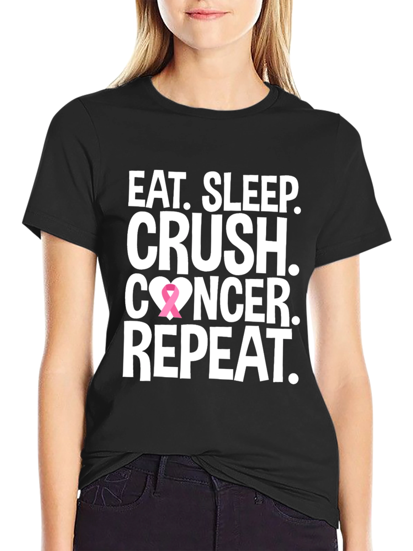 Eat Sleep Crush Cancer T-Shirt