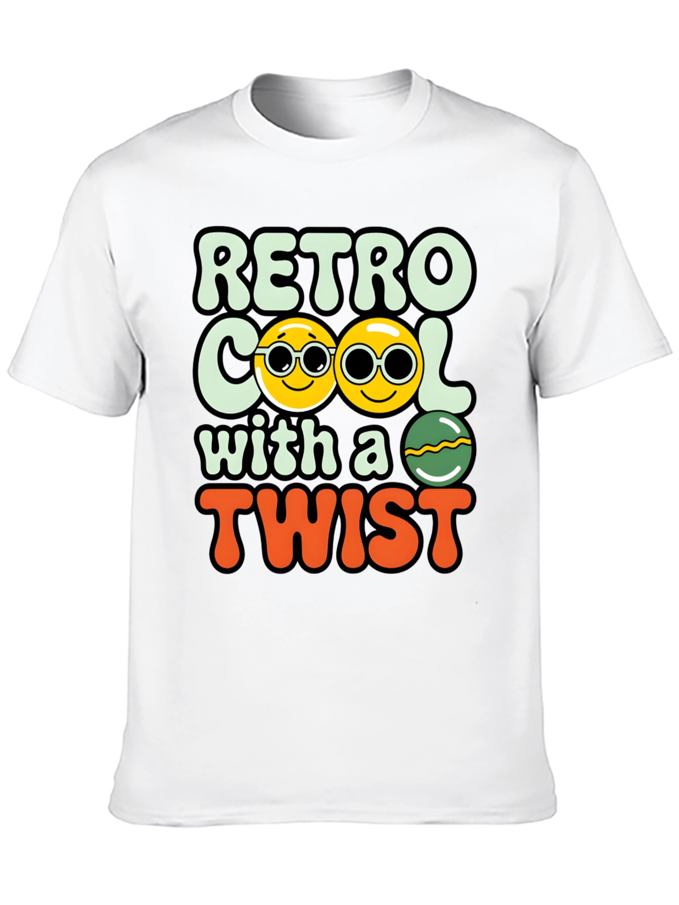 Retro Cool with a Twist Graphic Tee