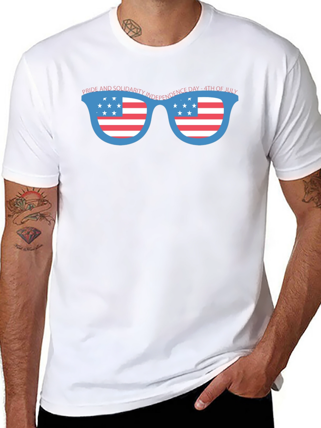 Patriotic Sunglasses T-Shirt - Independence Day