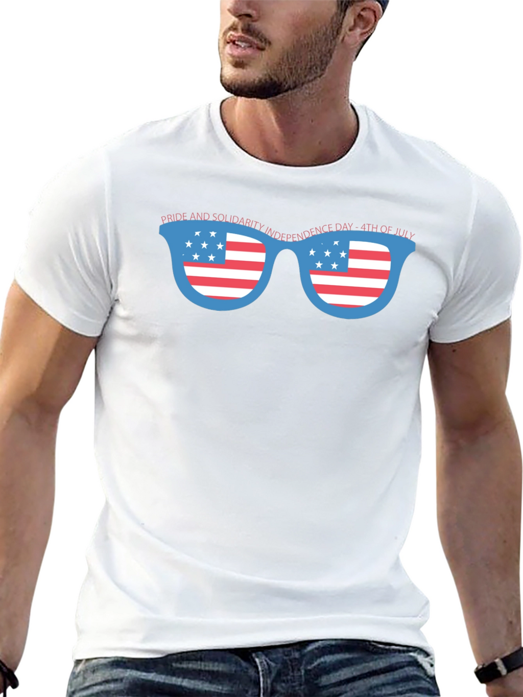 Patriotic Sunglasses T-Shirt - Independence Day