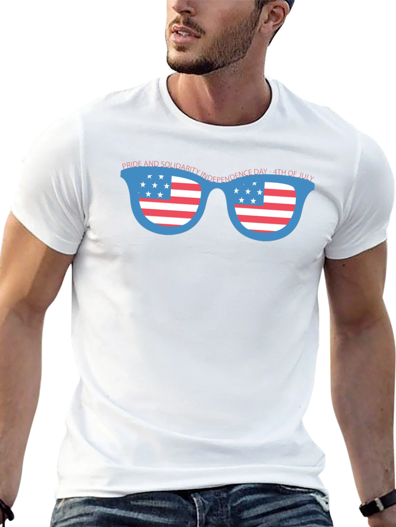 Patriotic Sunglasses T-Shirt - Independence Day