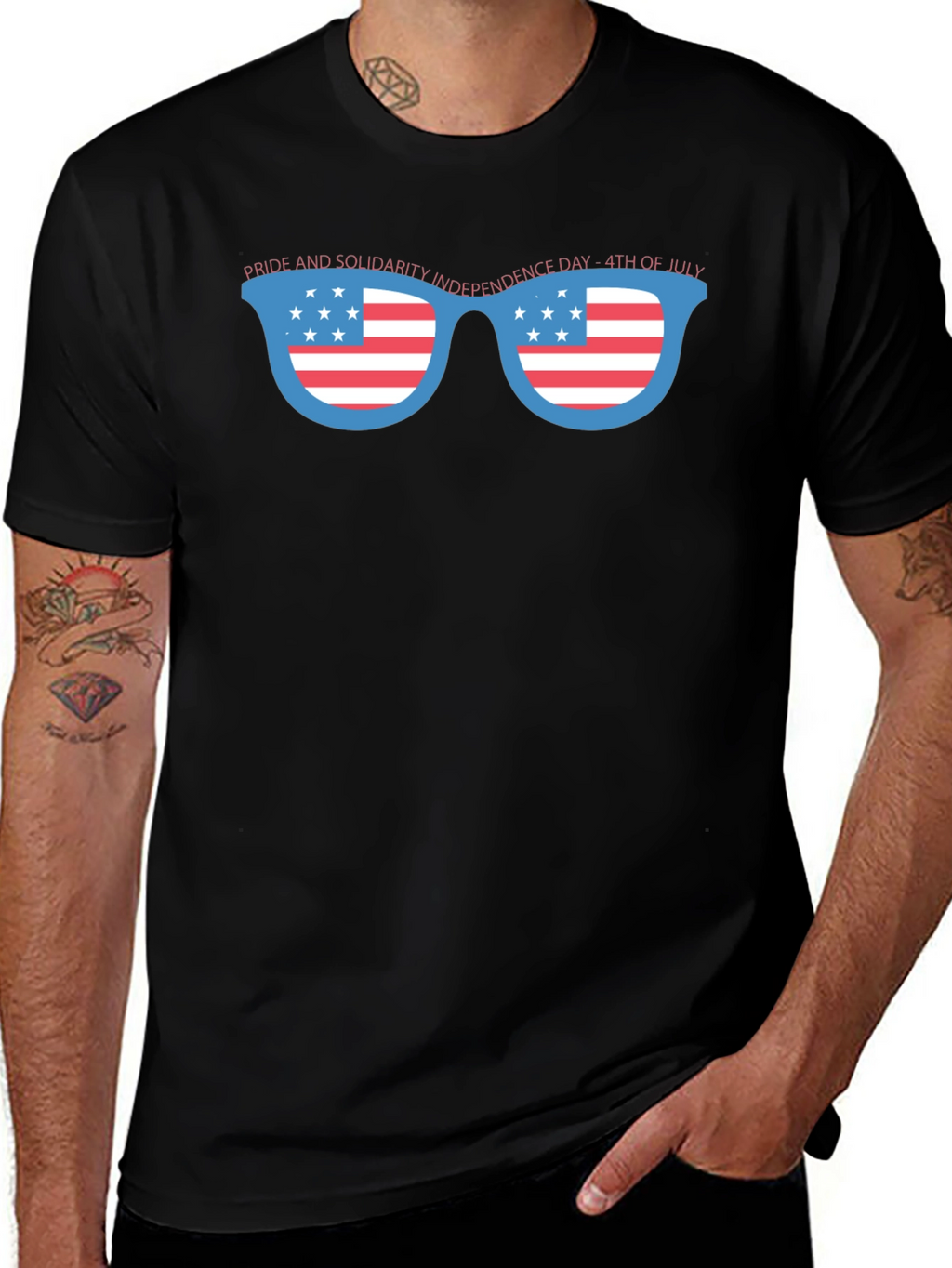 Patriotic Sunglasses T-Shirt - Independence Day