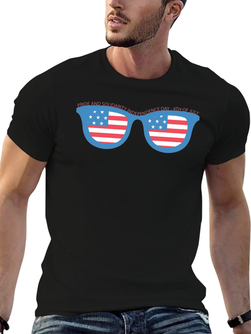Patriotic Sunglasses T-Shirt - Independence Day