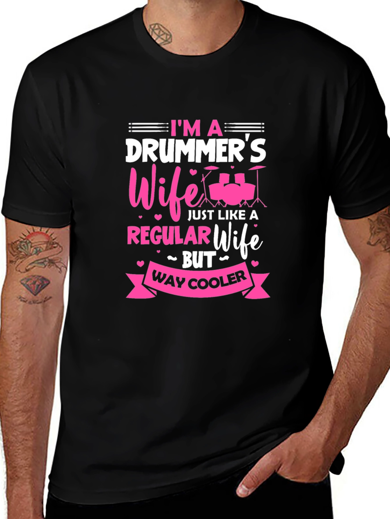 Drummers Wife Graphic Tee