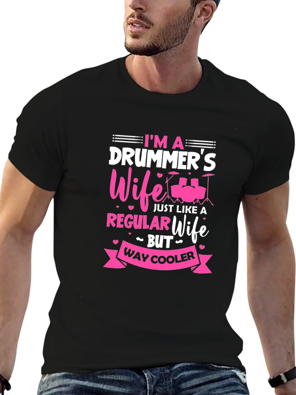 Drummers Wife Graphic Tee