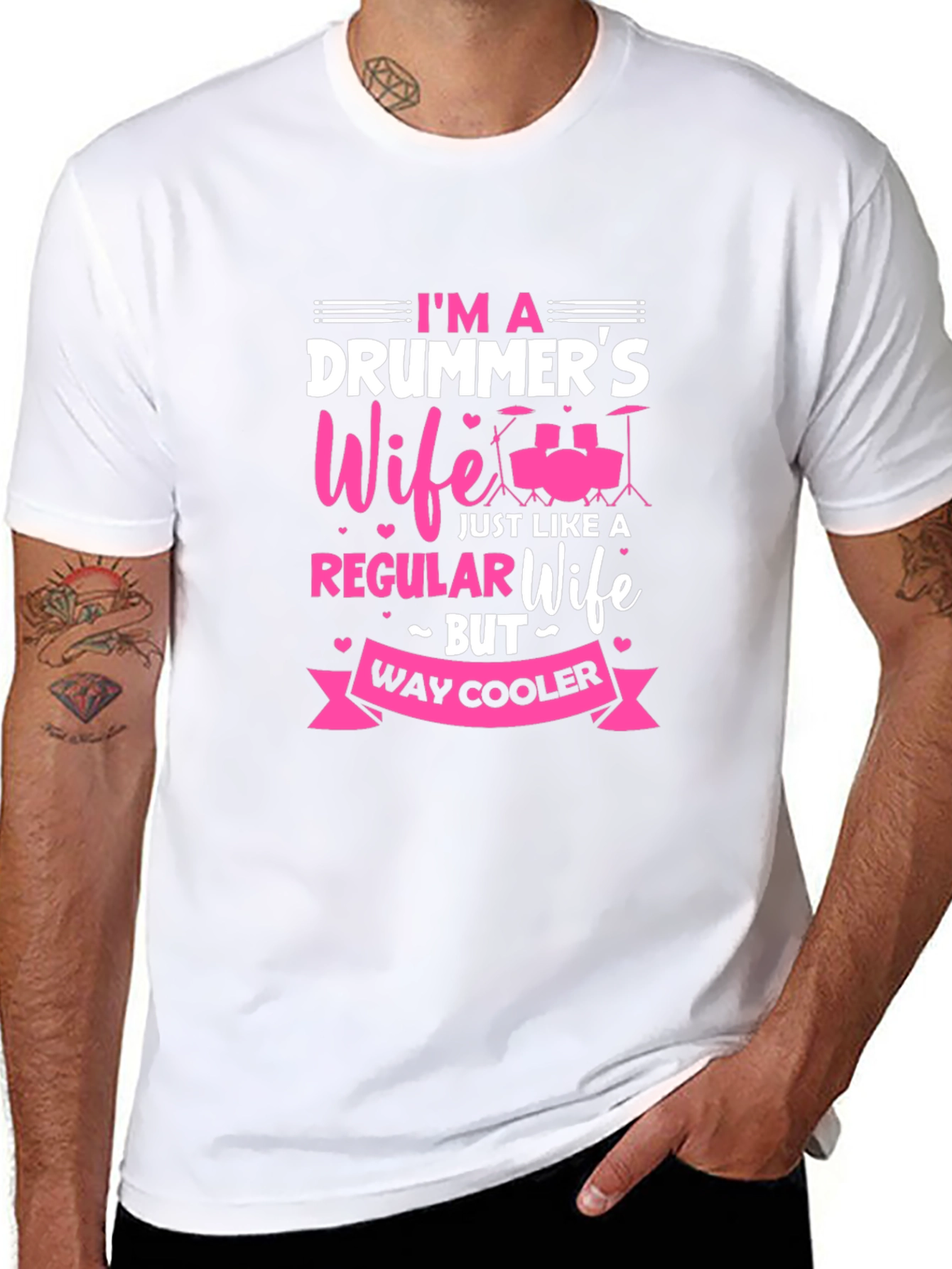 Drummers Wife Graphic Tee