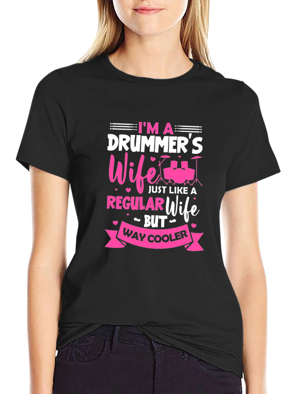 Drummers Wife Graphic Tee