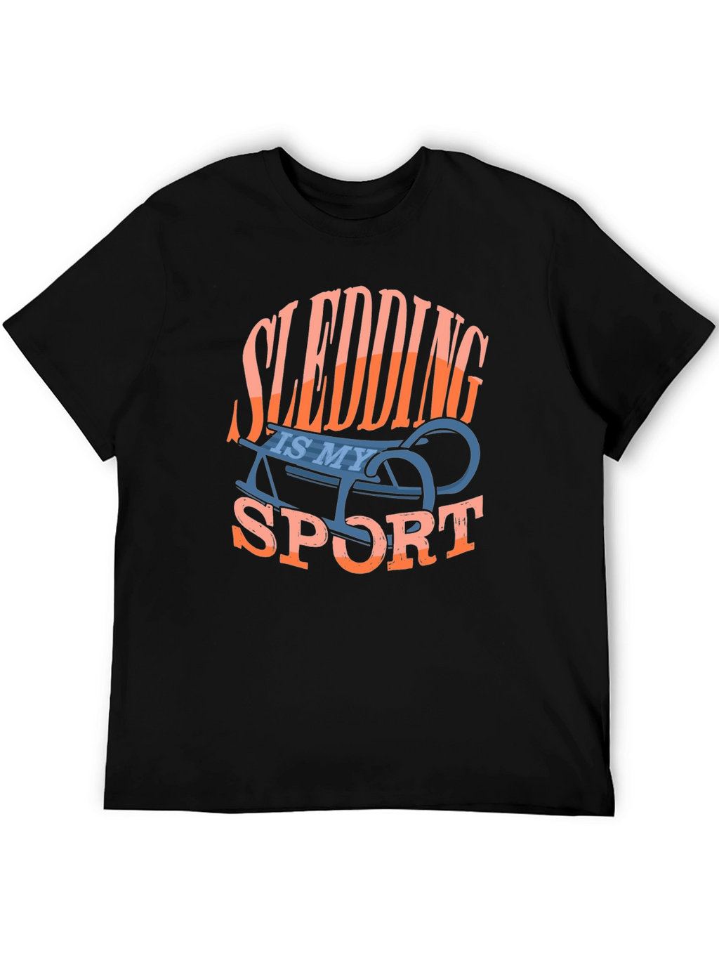 Sledding Is My Sport Graphic Tee