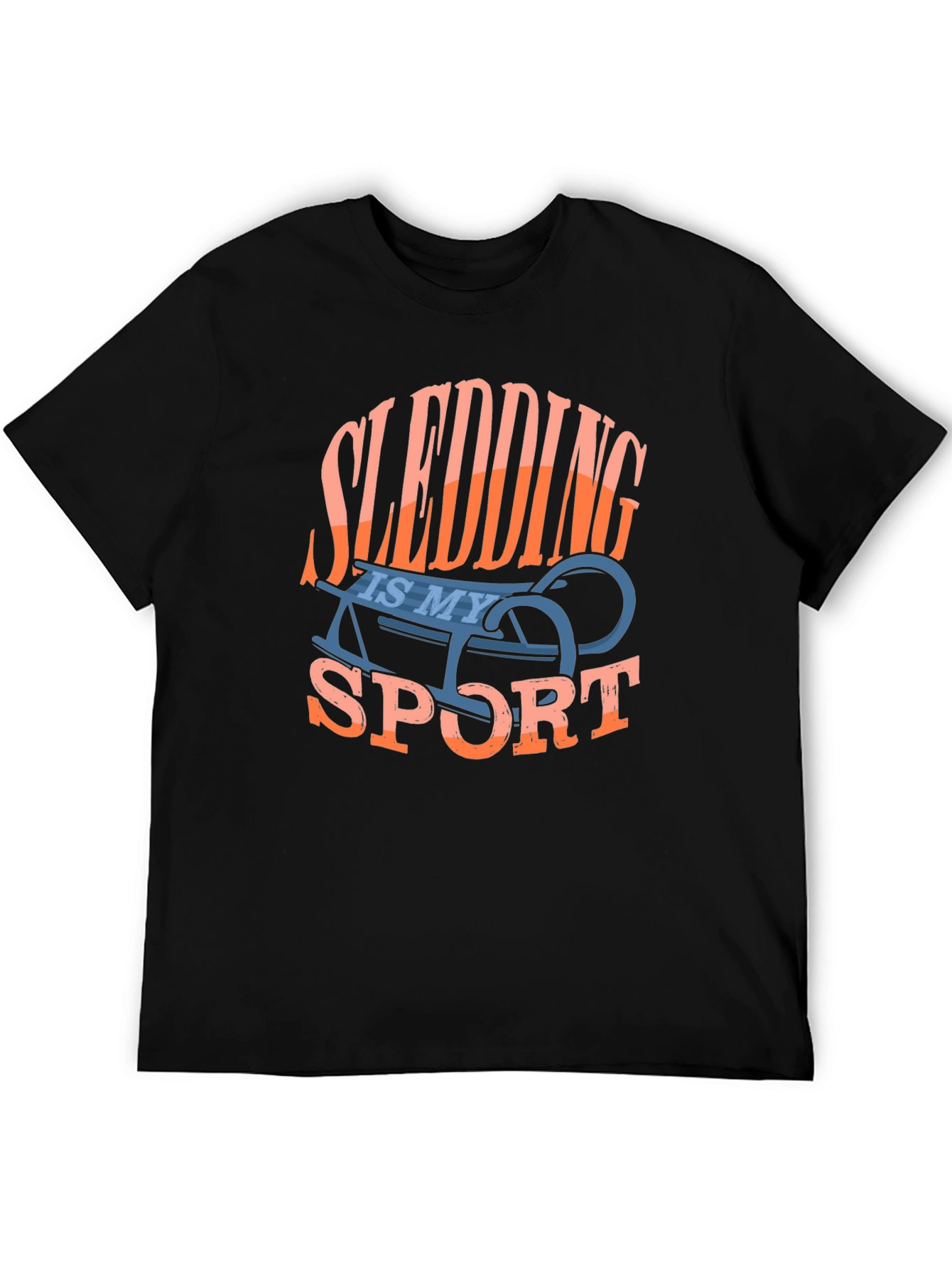 Sledding Is My Sport Graphic Tee