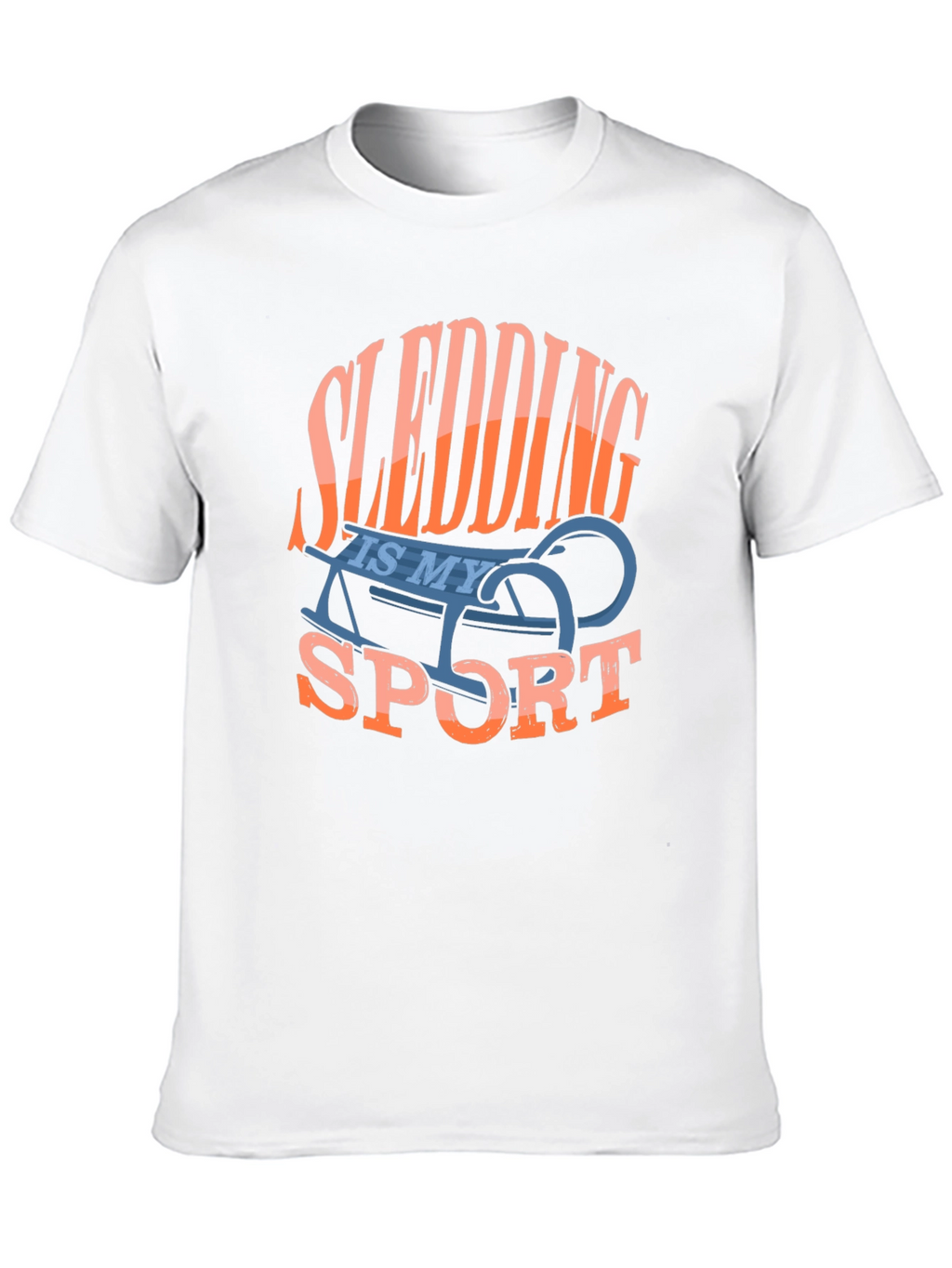 Sledding Is My Sport Graphic Tee