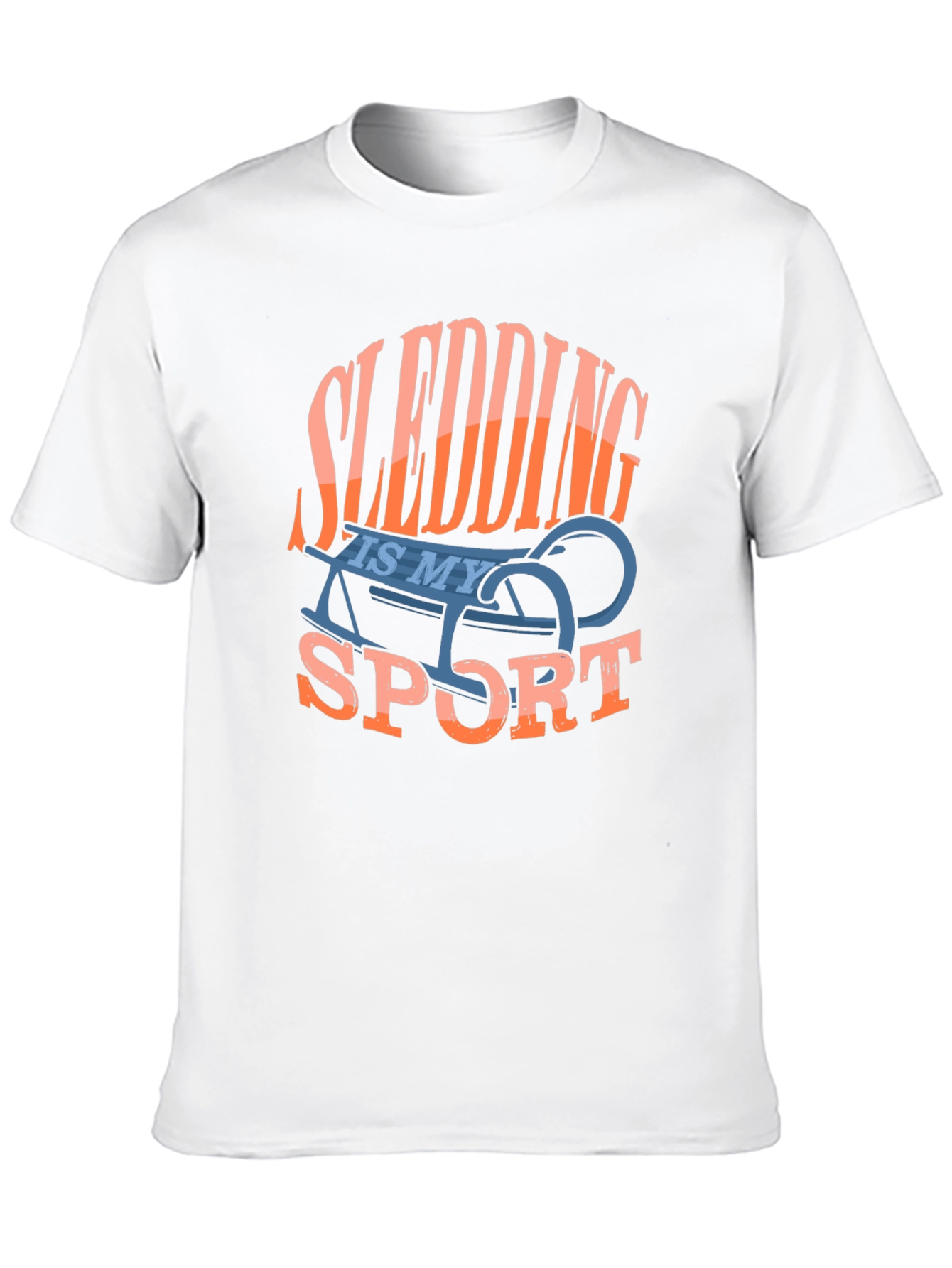 Sledding Is My Sport Graphic Tee