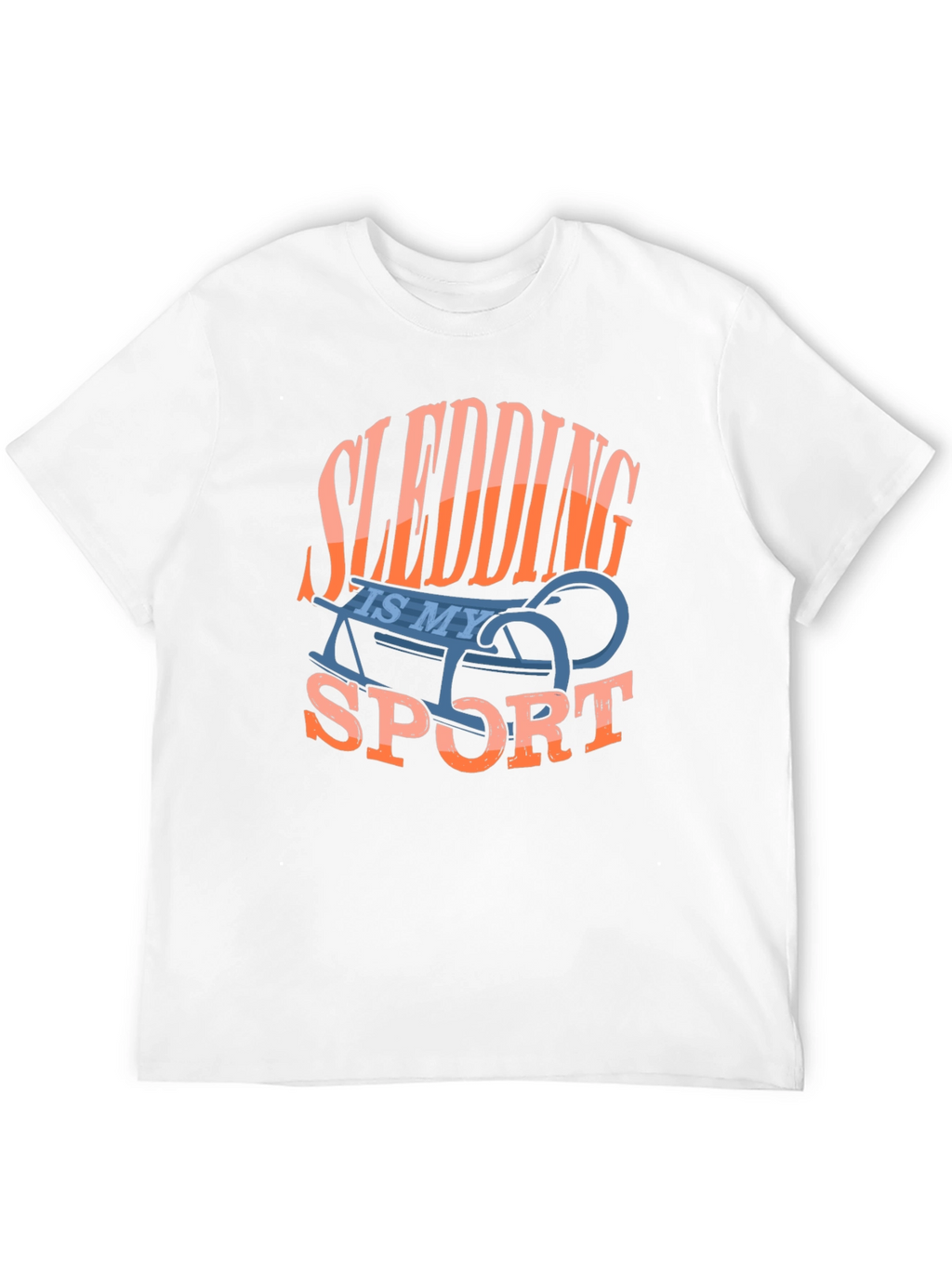Sledding Is My Sport Graphic Tee