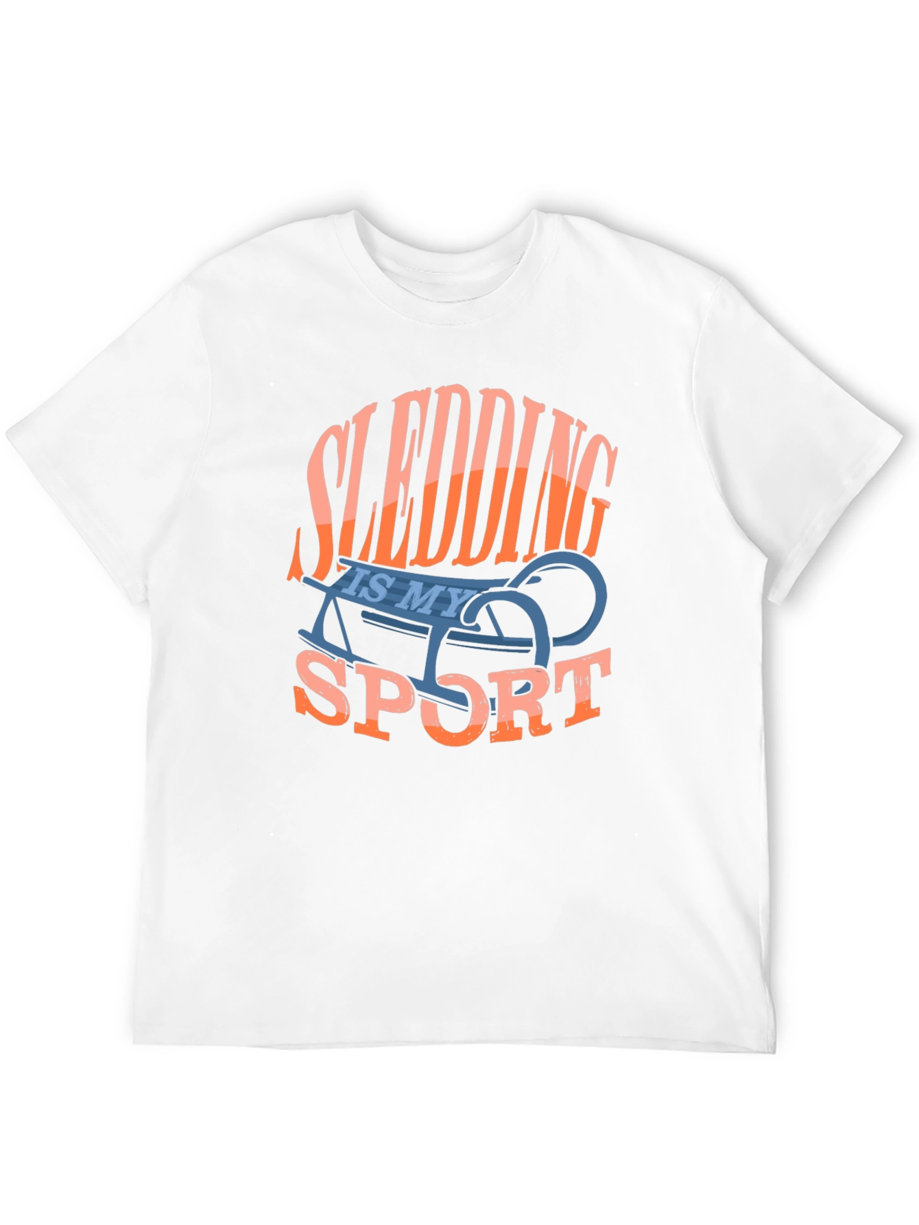 Sledding Is My Sport Graphic Tee