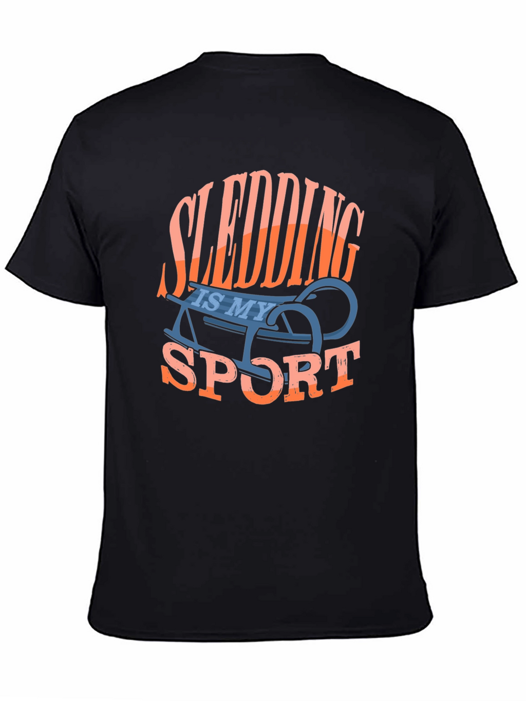 Sledding Is My Sport Graphic Tee