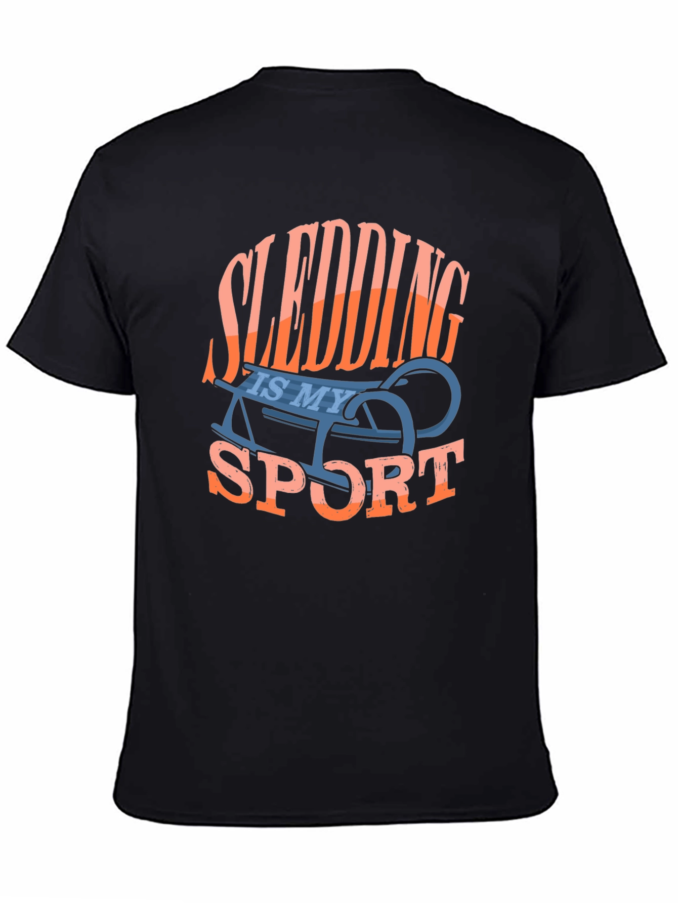 Sledding Is My Sport Graphic Tee