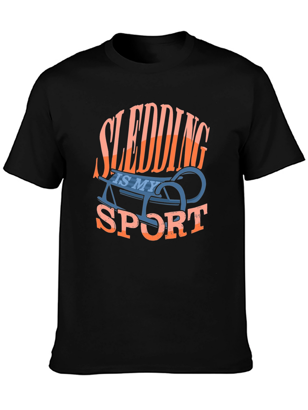Sledding Is My Sport Graphic Tee