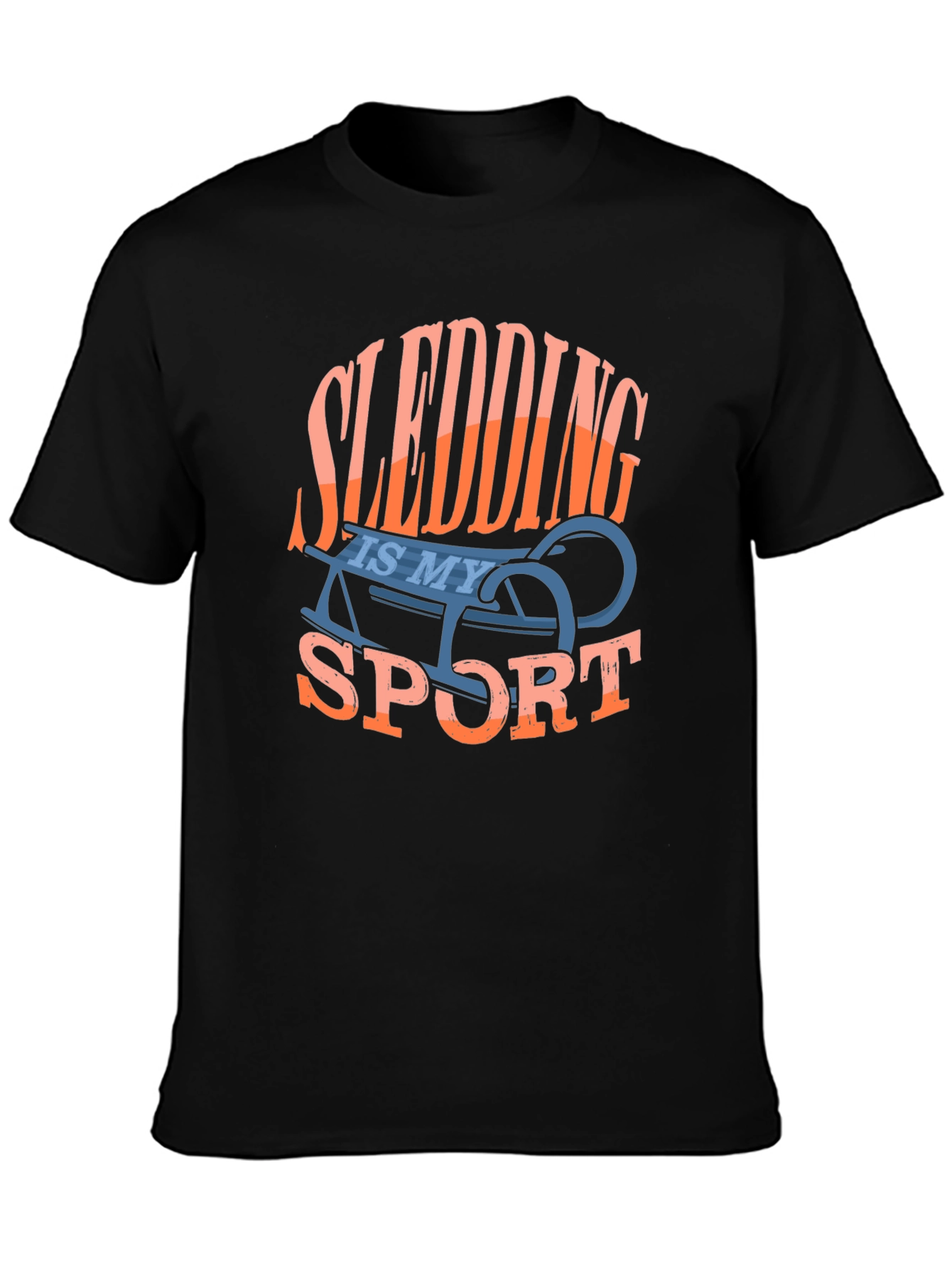 Sledding Is My Sport Graphic Tee