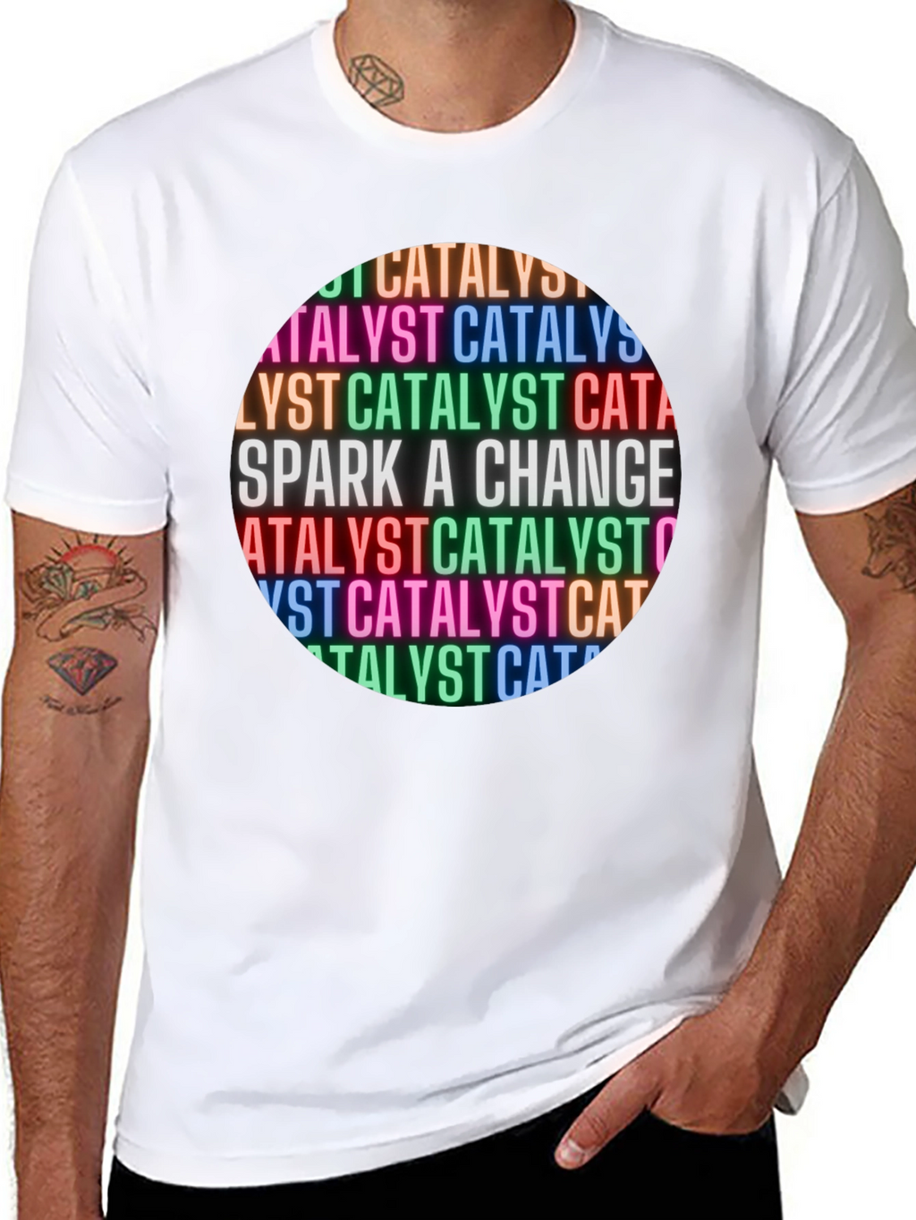 Catalyst Spark A Change Graphic T-Shirt