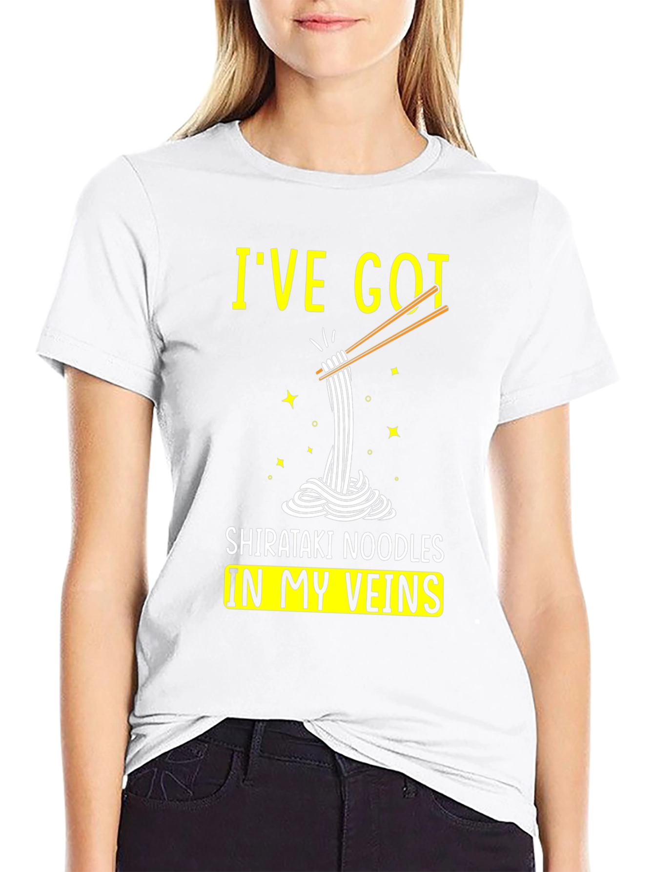 Shirataki Noodles In My Veins Graphic Tee