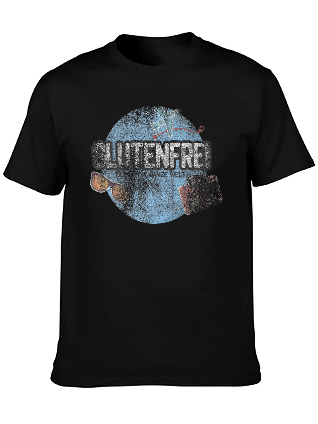 Gluten Free T-Shirt Funny Foodie Design