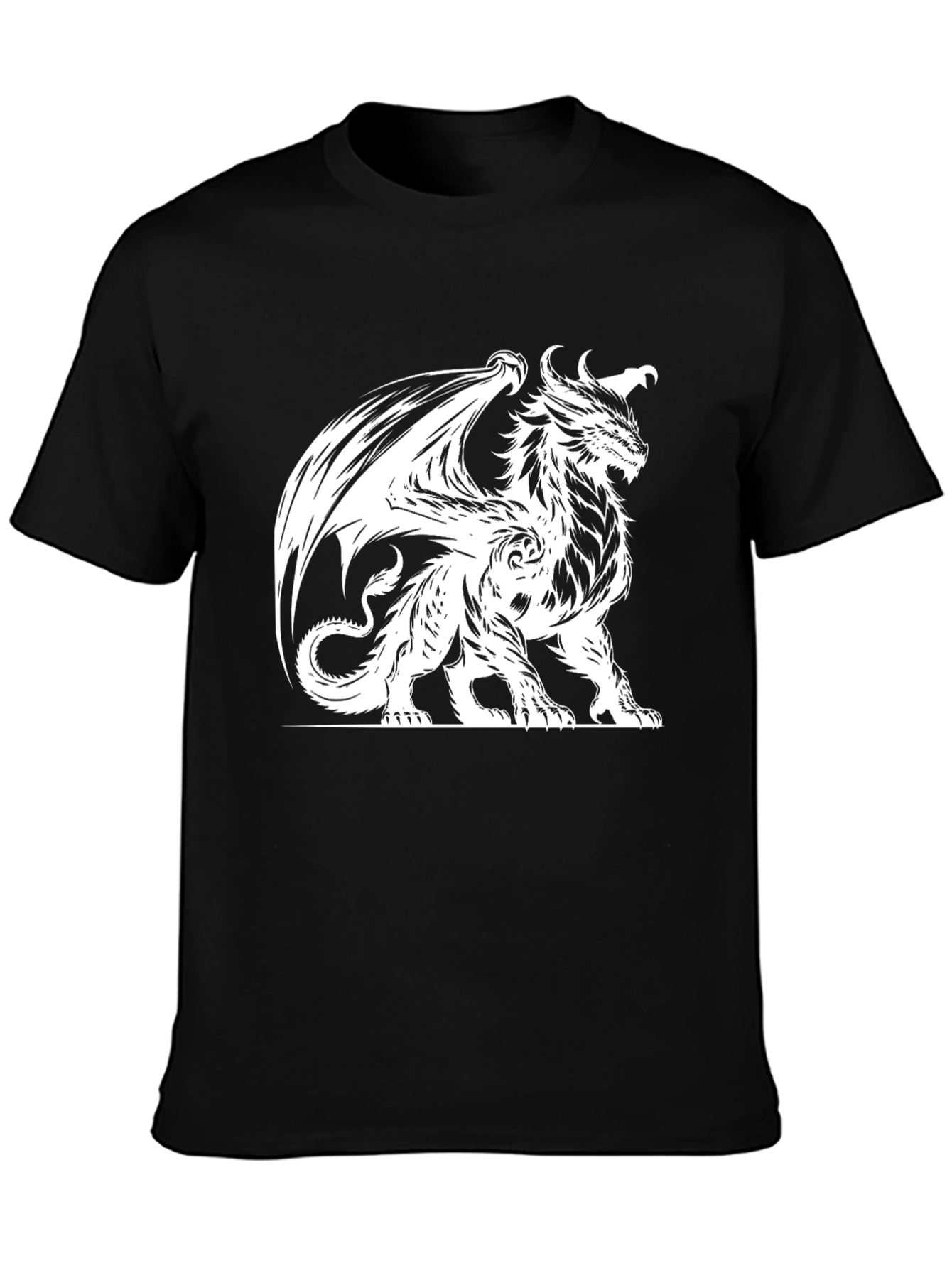 Dragon Graphic Black T-Shirt