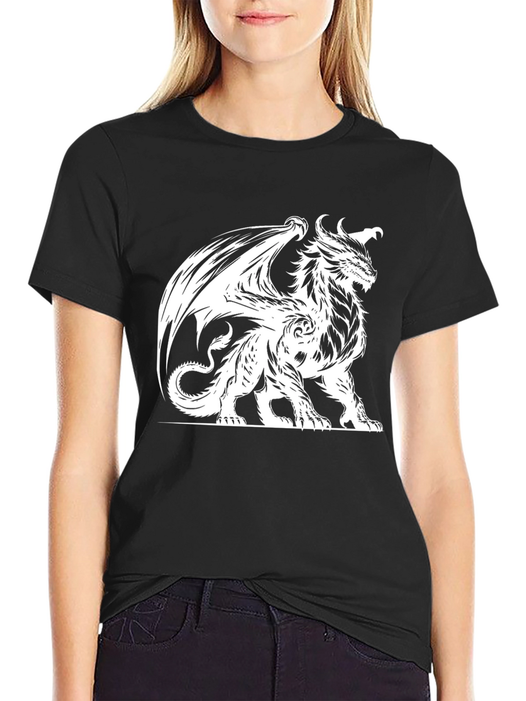 Dragon Graphic Black T-Shirt