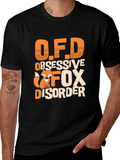 Obsessive Fox Disorder Funny T-Shirt